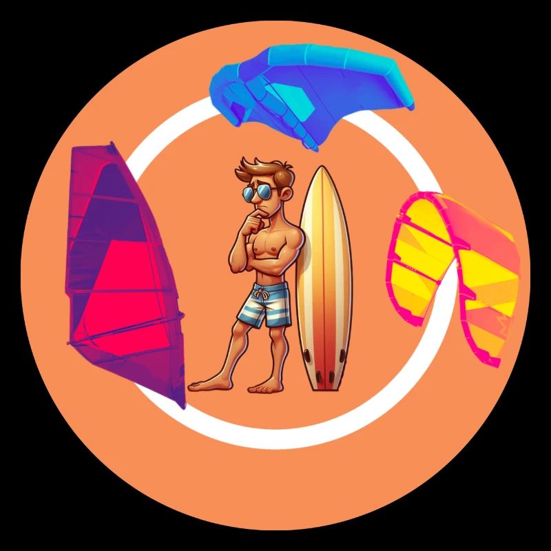 Make your choice wind kite wing orange