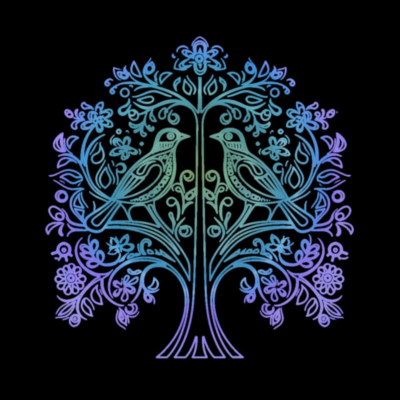 Arbre de vie aux oiseaux