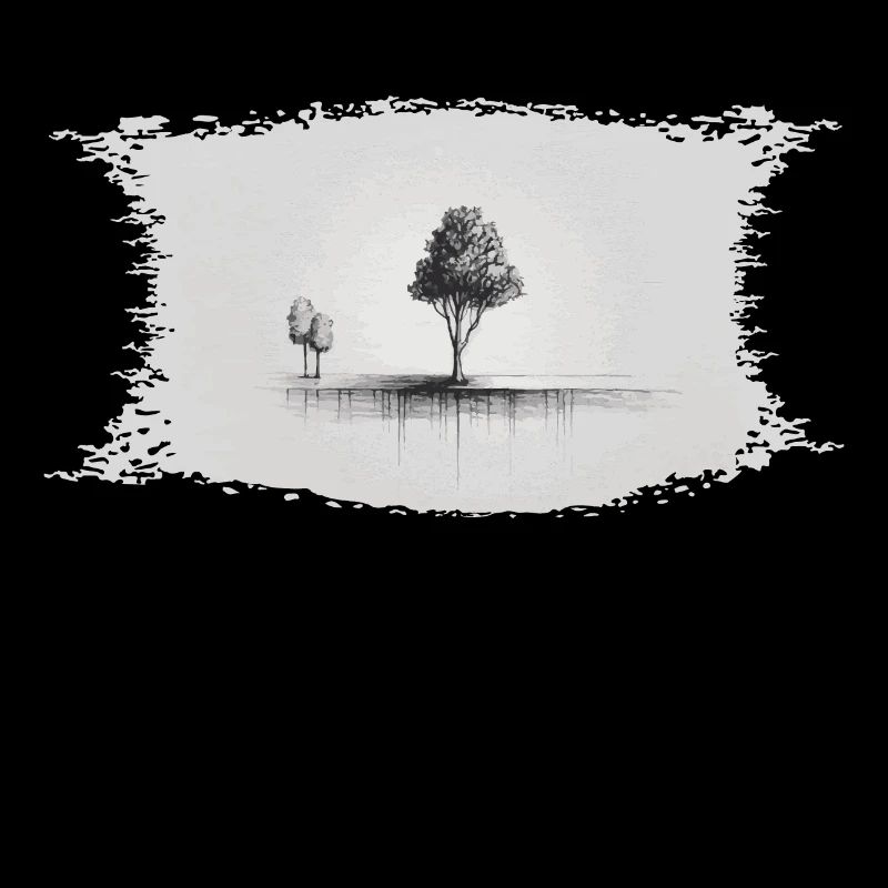 Minimalistischer Baum Arbre minimaliste