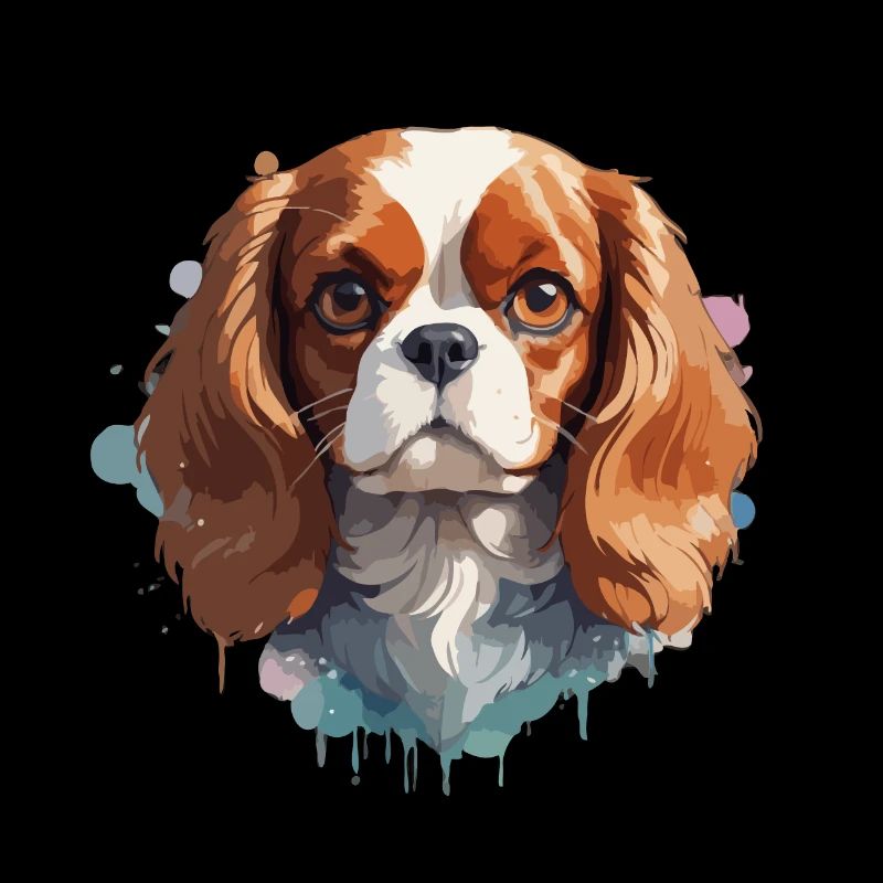 Cavalier King Charles Spaniel, Chien, Coloré