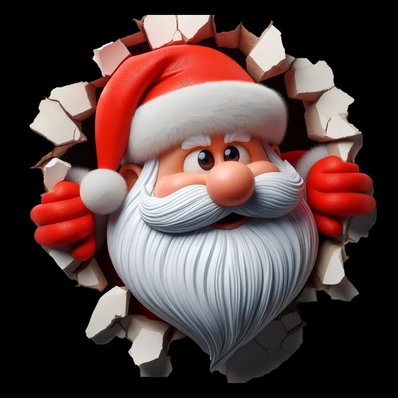 Père Noël dans le trou par l’avant 4