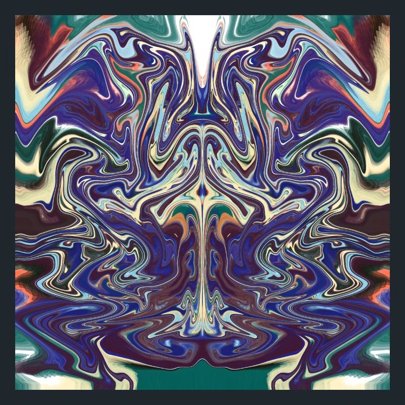 Abstract with a bull pattern