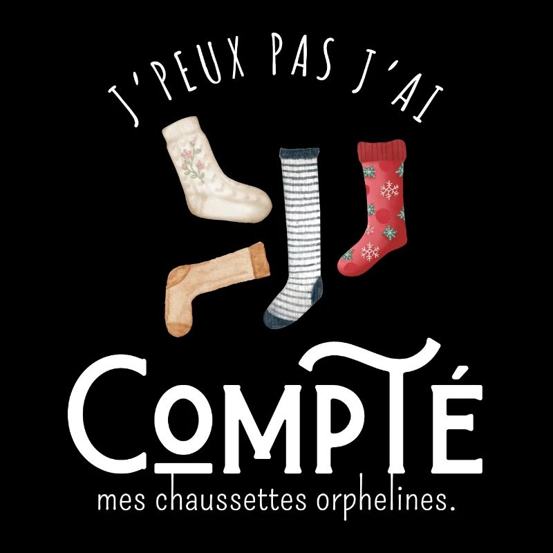 J’peux pas j’ai compté mes chaussettes orphelines