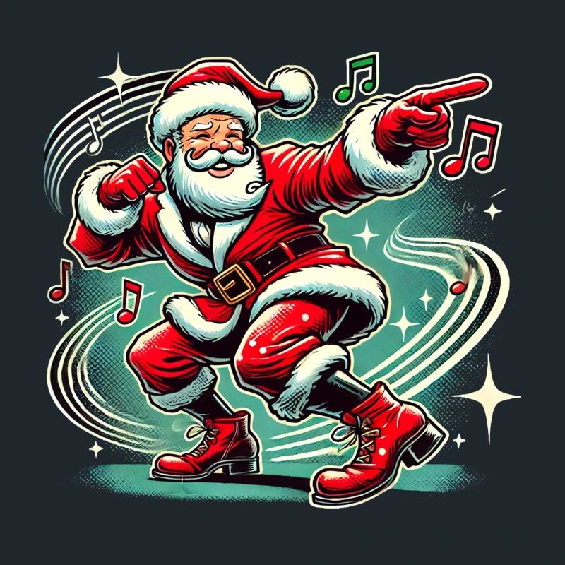 Tanzender Weihnachtsmann Twist Wichtelgeschenk