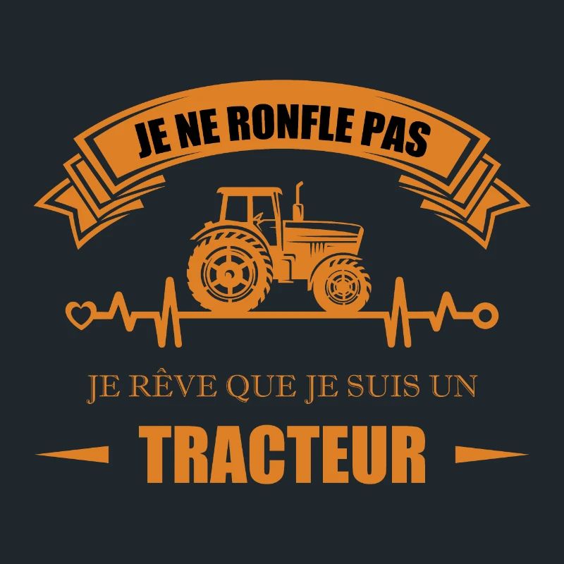 Ich schnarche nicht, ich träume, dass ich ein Traktor bin