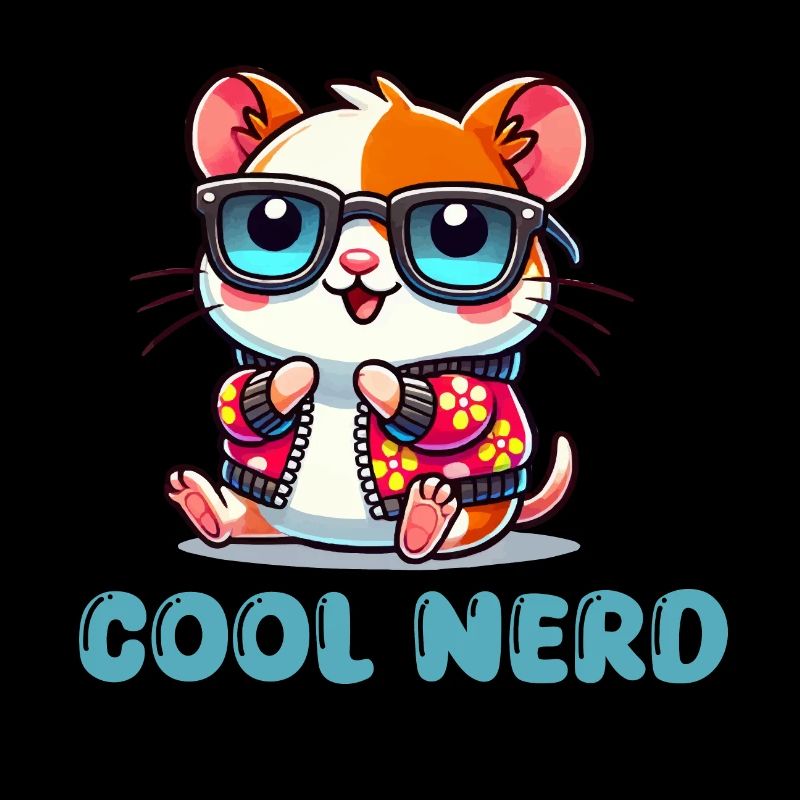 hamster comic cool nerd