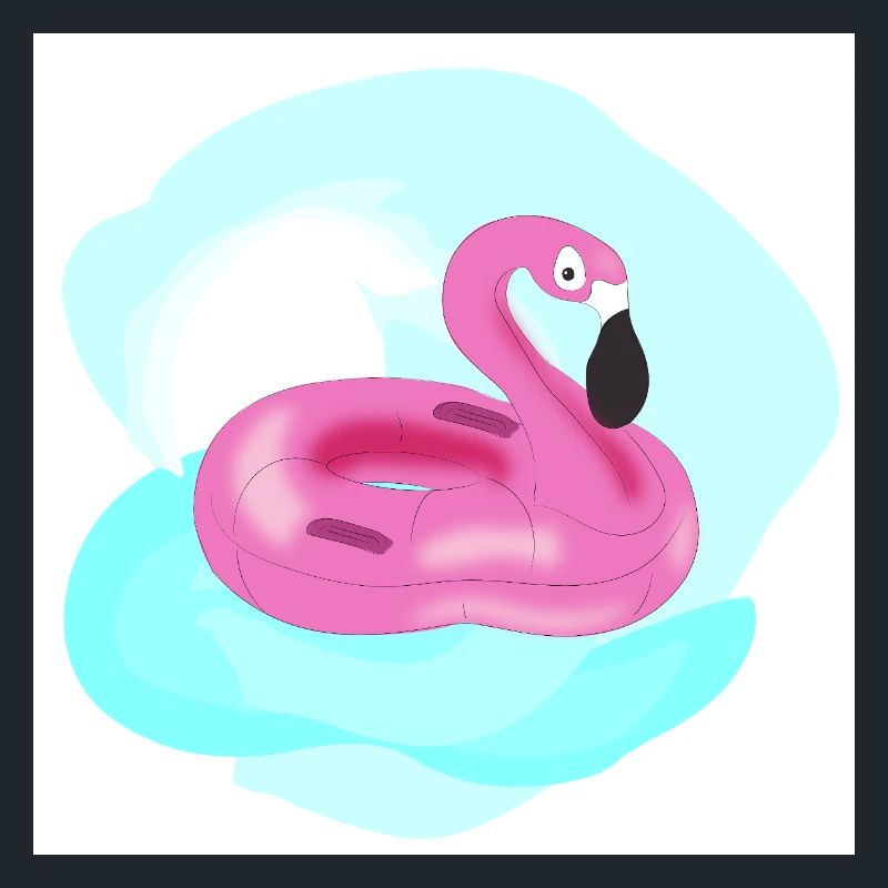 Pink pelican pool inflatable