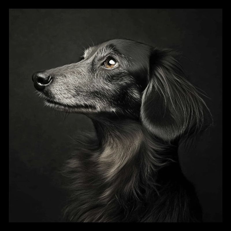 Black Animals - Old Dog