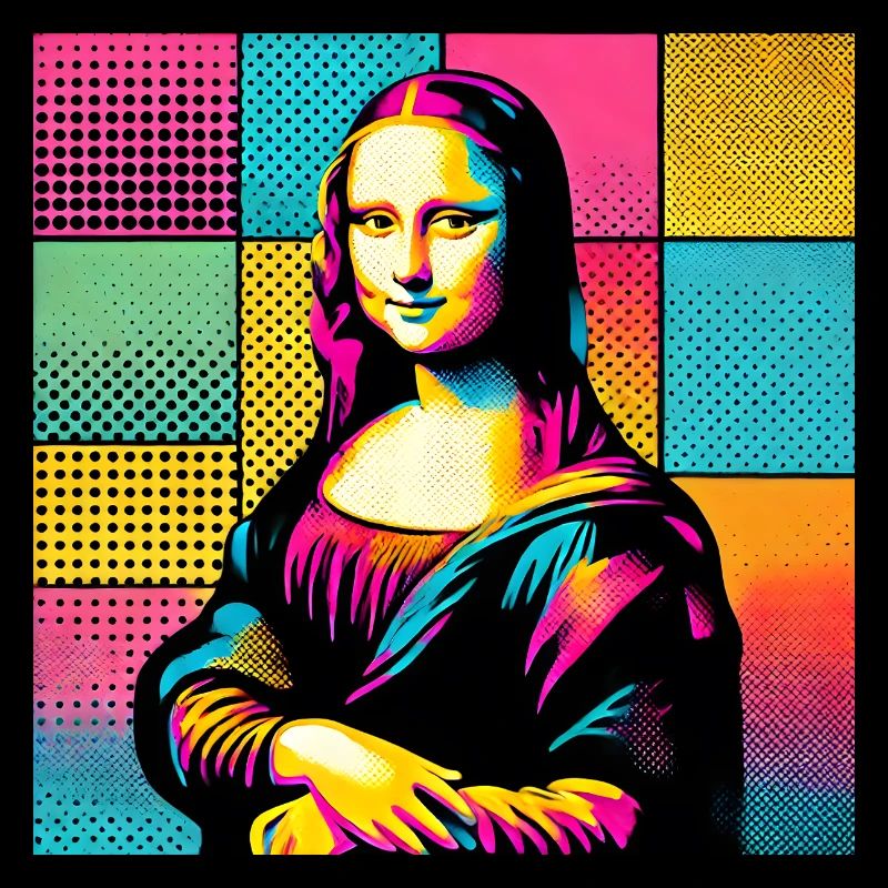 Mona Lisa Pop Art