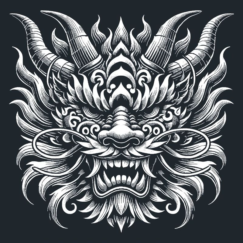 Drachenmaske