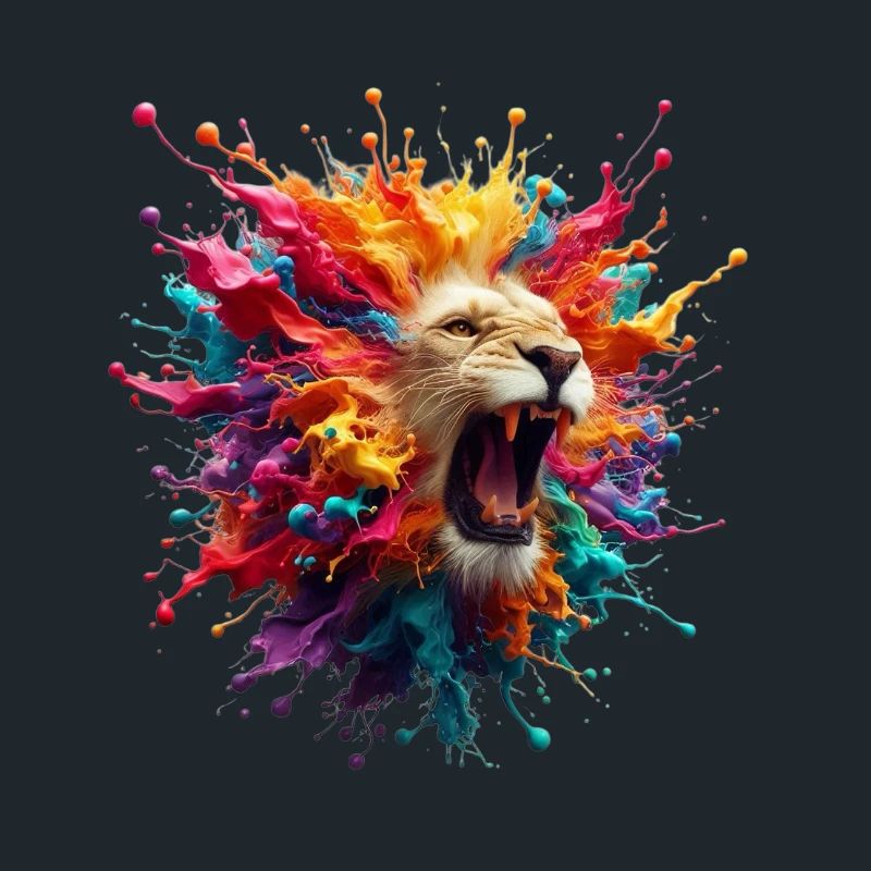Bombe de couleur lion