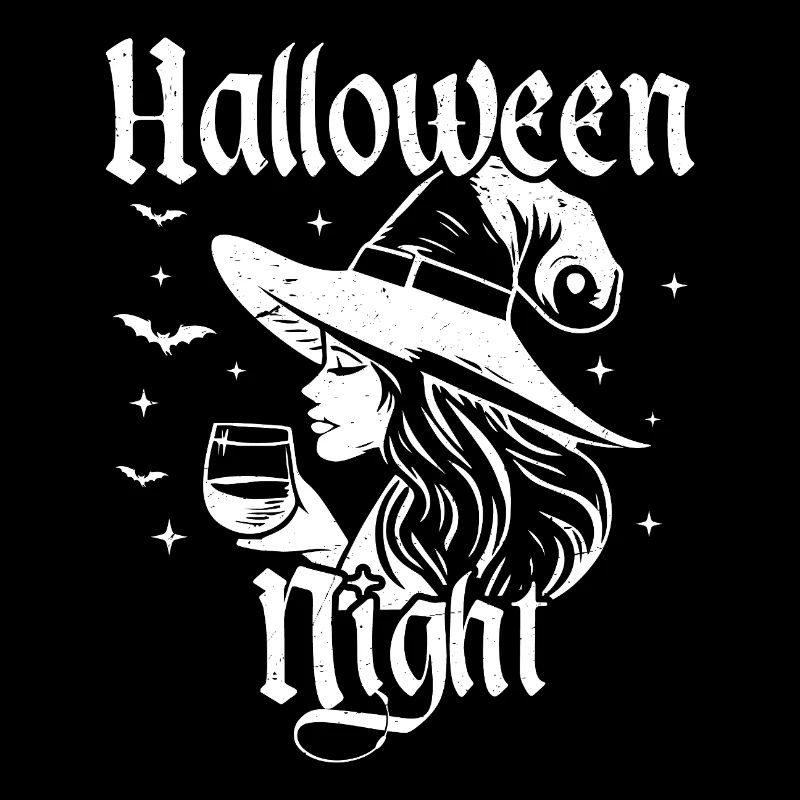 Halloween Night Witch Gift Bat