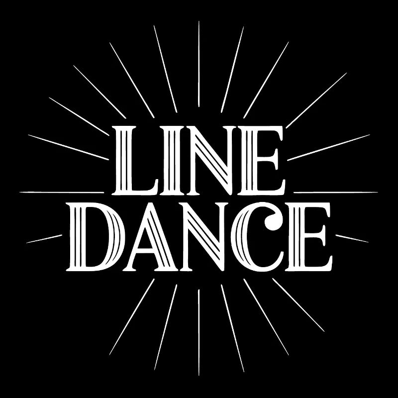 Illustration graphique de danse en ligne
