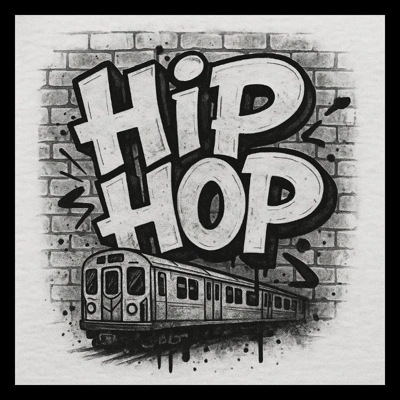 HipHopTrainNoir & Blanc