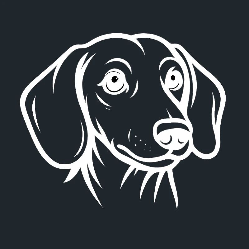TinyPaws Black & White Edition Dackel Style w