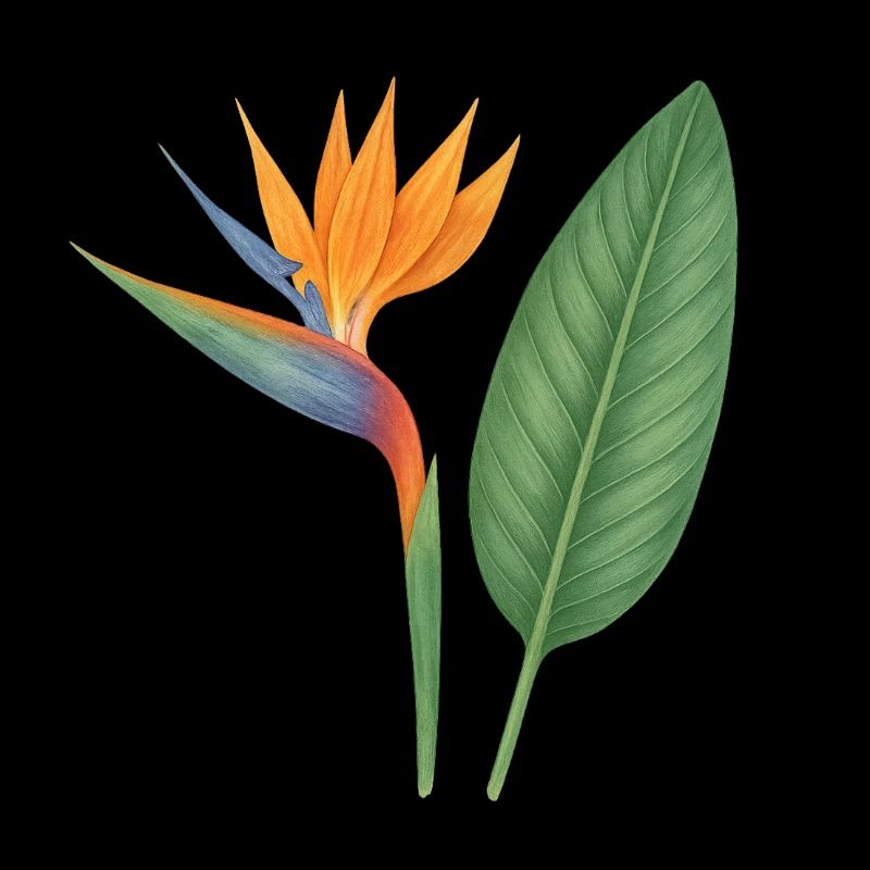 Strelitzia – fleurs exotiques