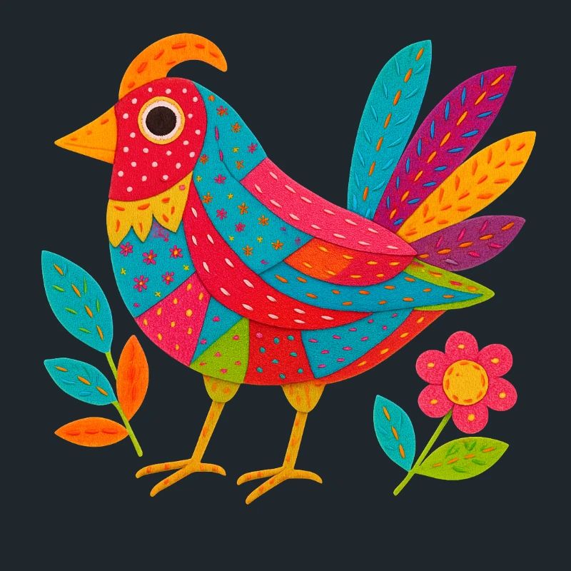 Patchwing – Der Stofffeder-Vogel