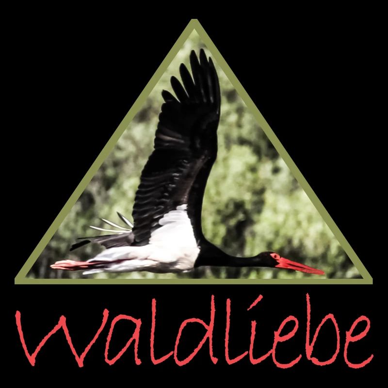 wald 8 waldliebe mit schwarzstorch