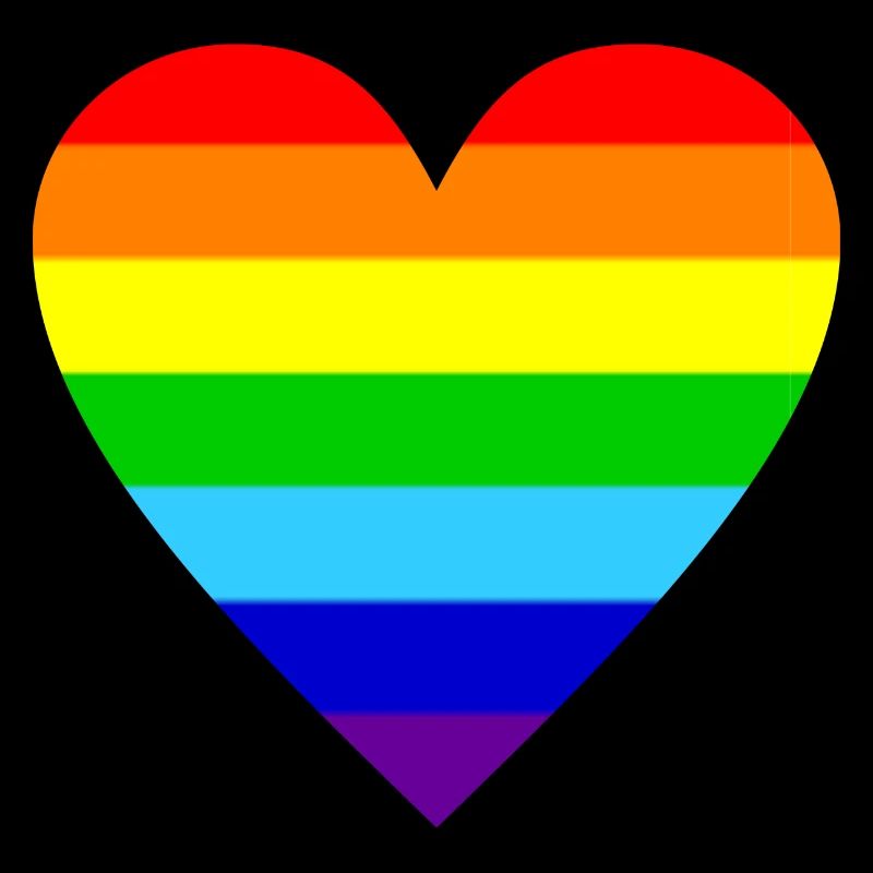 Herz Regenbogen Farben bunt