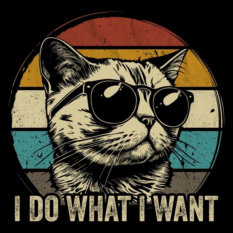 chat drôle je fais ce que je veux dire chat chat chat
