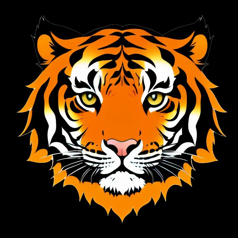 Comic Tiger Mignon Drôle Cool Dessin animé 25