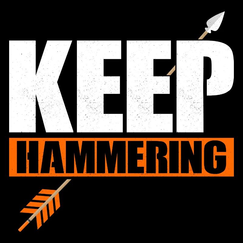 Keep Hammering Bow & Arrows Target Archery
