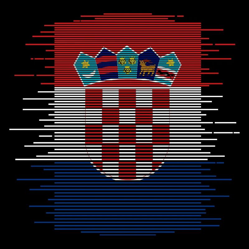 Drapeau de la Croatie Adriatique Zagreb Drapeau croate