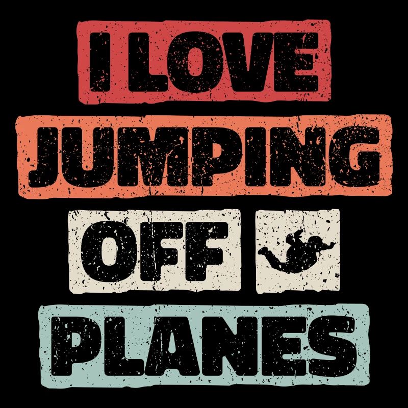 Fallschirmspringen Leidenschaft Design. Perfektes Adrenalin-Geschenk