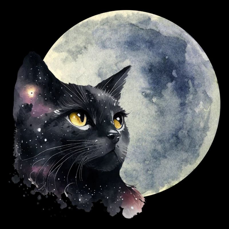 Chat de la lune