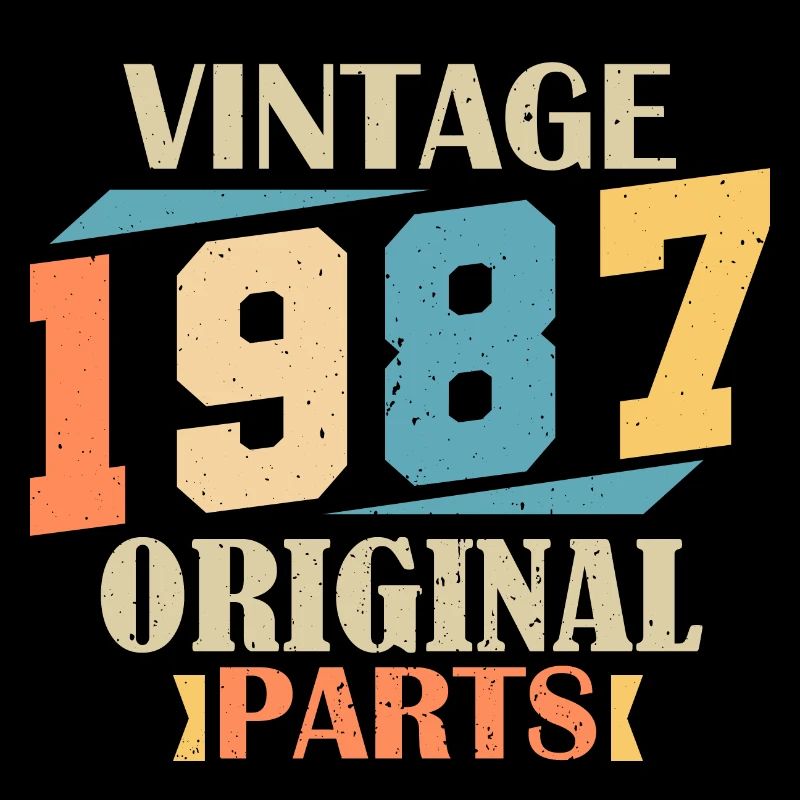 Monat 1987. 1987 Geburtstagsgeschenk. 37 Jahre alt Birt