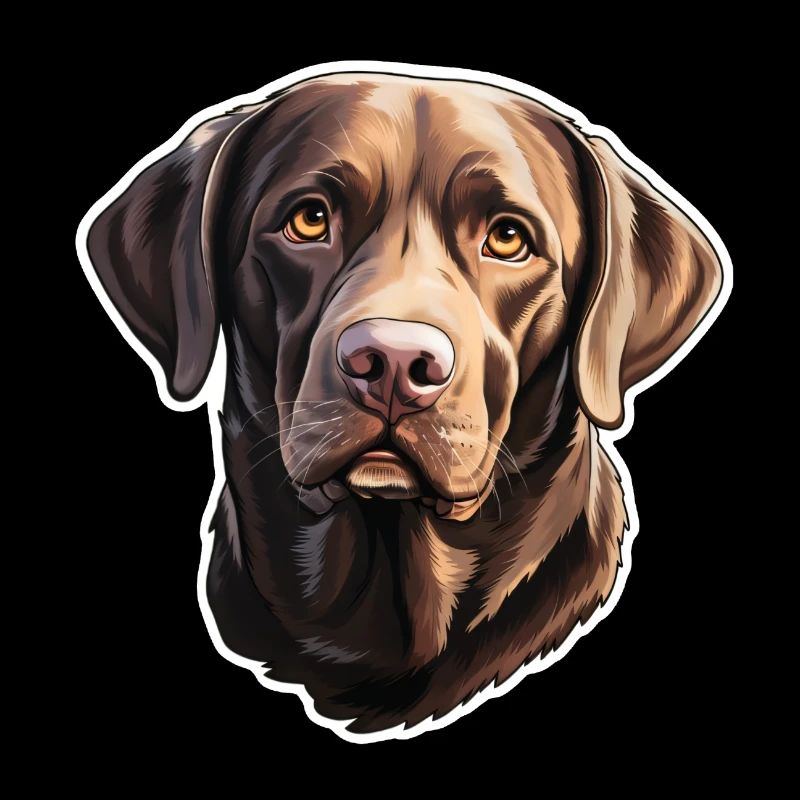 Tête de Labrador Retriever