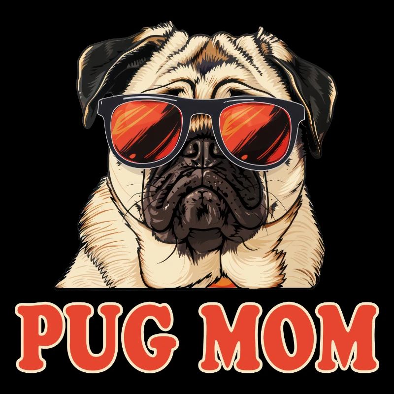 Pug Mom Mops Hund
