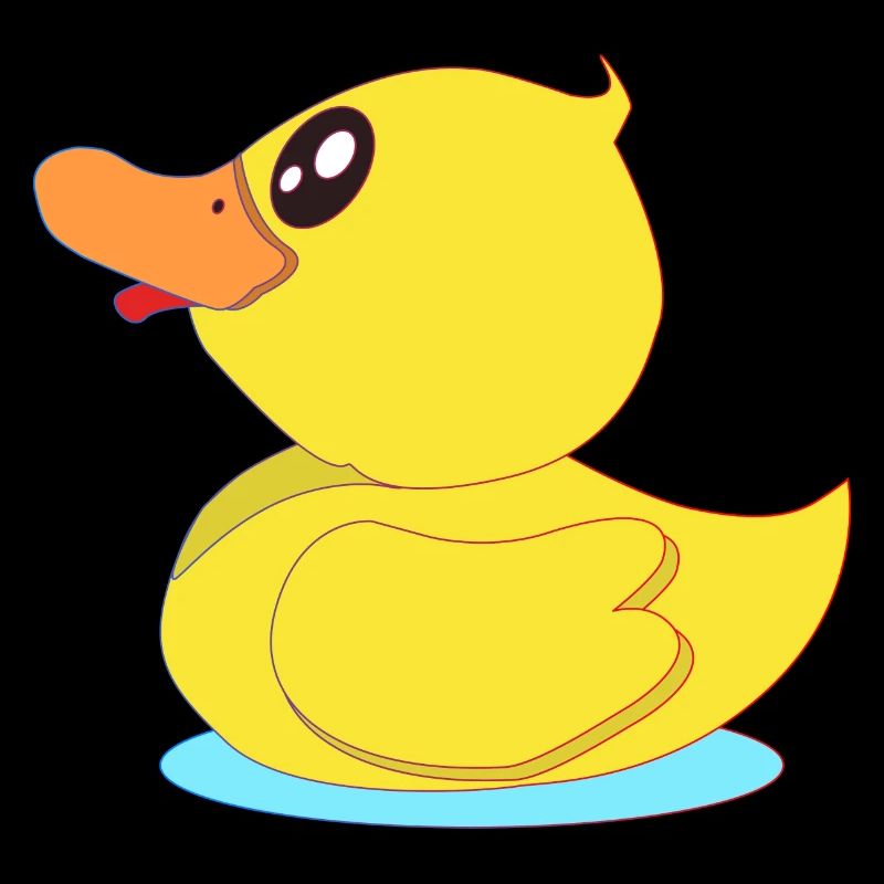 Petit canard en caoutchouc