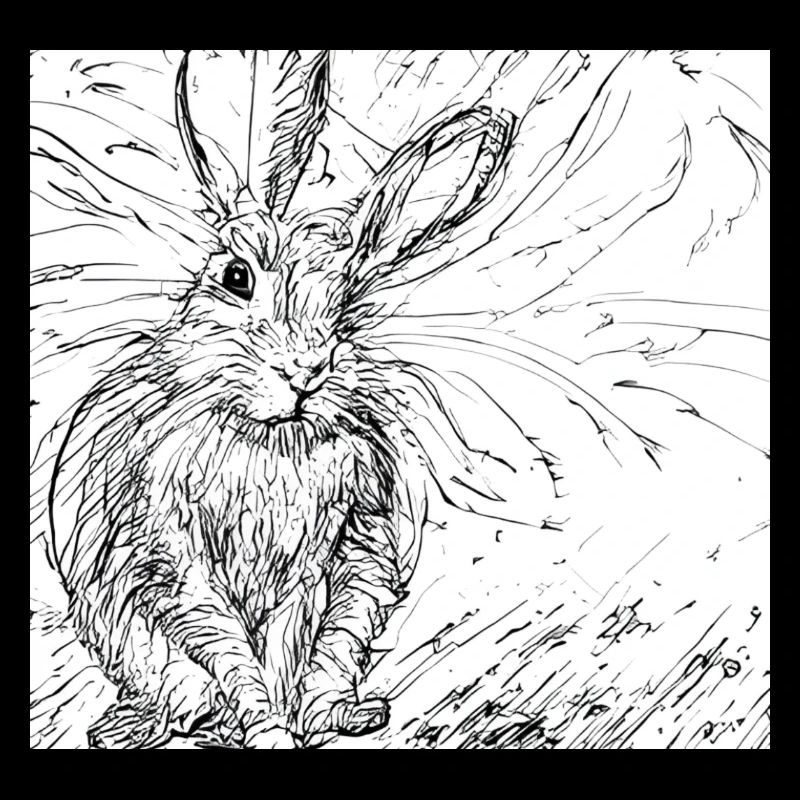 Gezeichneter Hase
