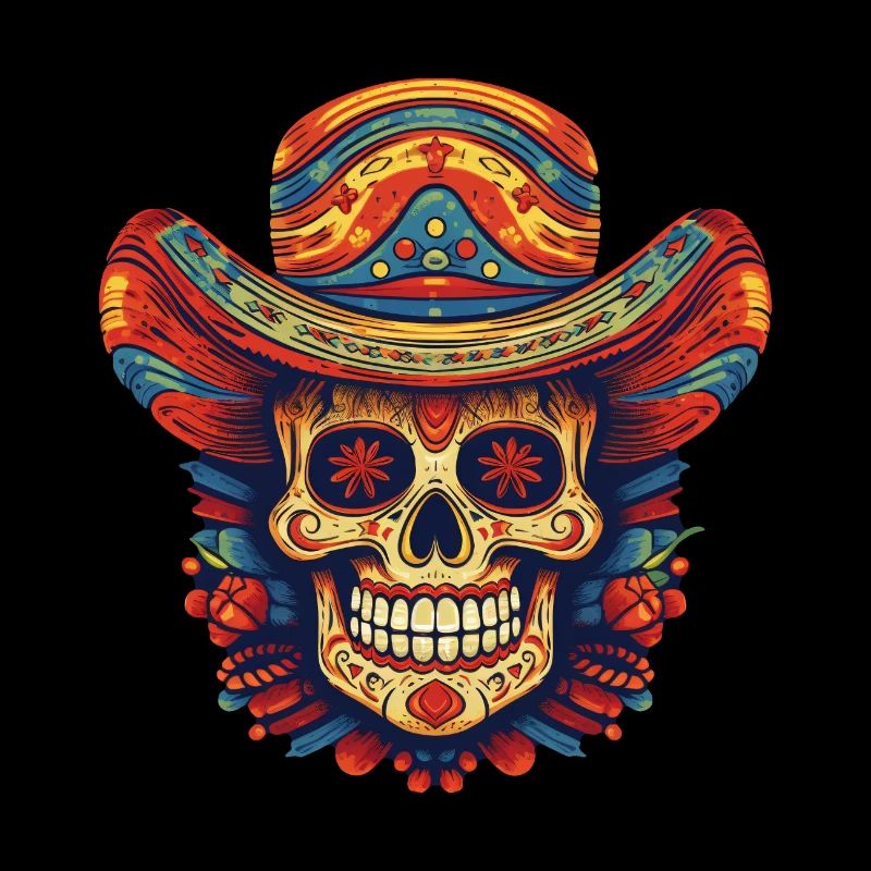 Crâne de Cinco de Mayo