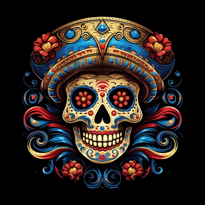 Crâne de Cinco de Mayo