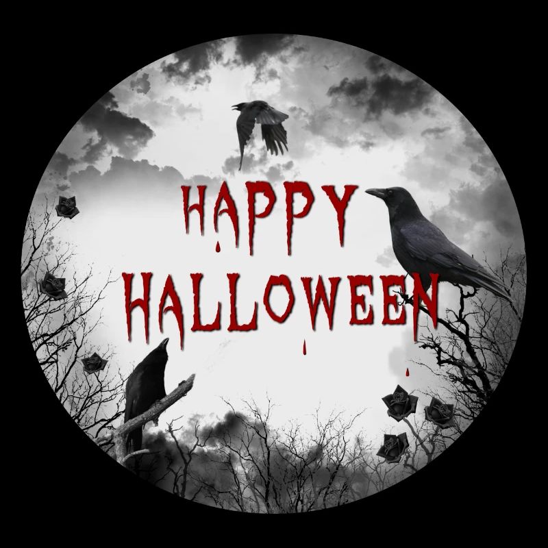 Joyeux corbeaux d’Halloween