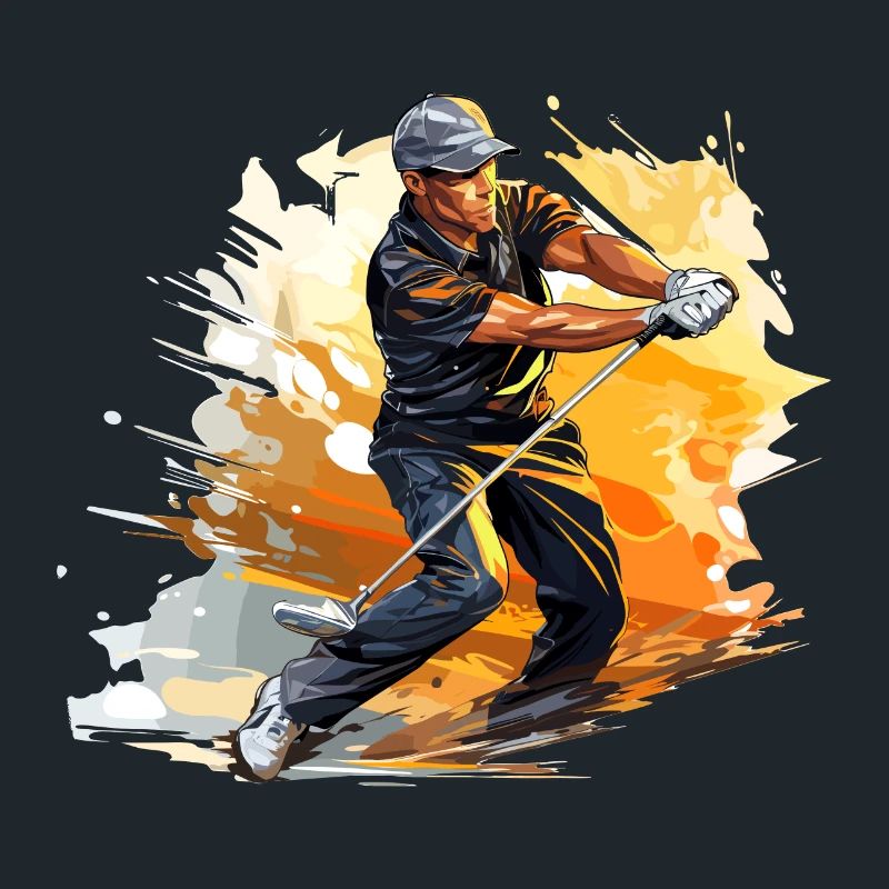 Golf Player - Illustration
