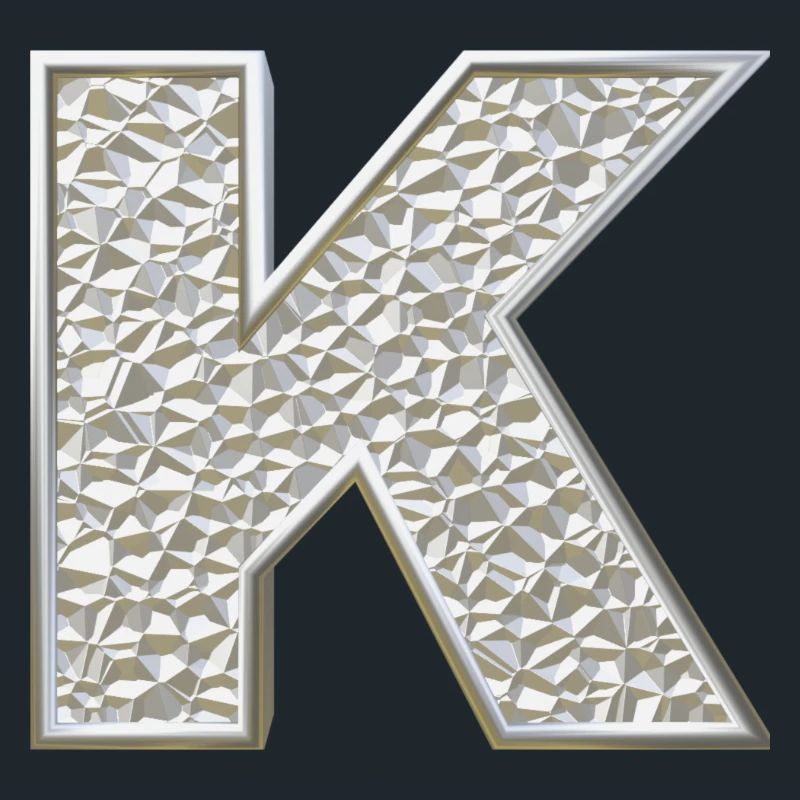 K, lettre, lettre K, initiale, initiale K, monogramme,