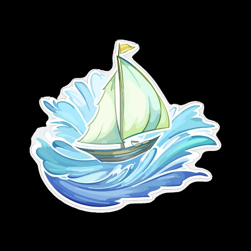Sailboat - illustration