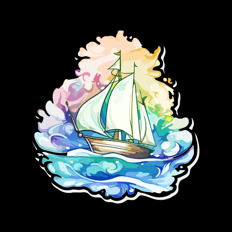 Sailboat - illustration