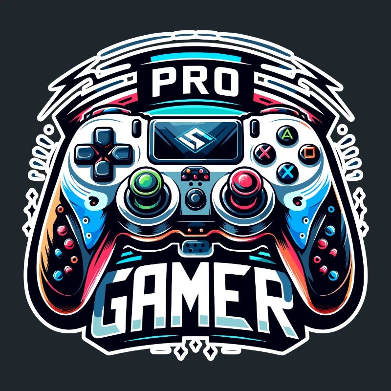 Pro Gamer - Controller Illustration