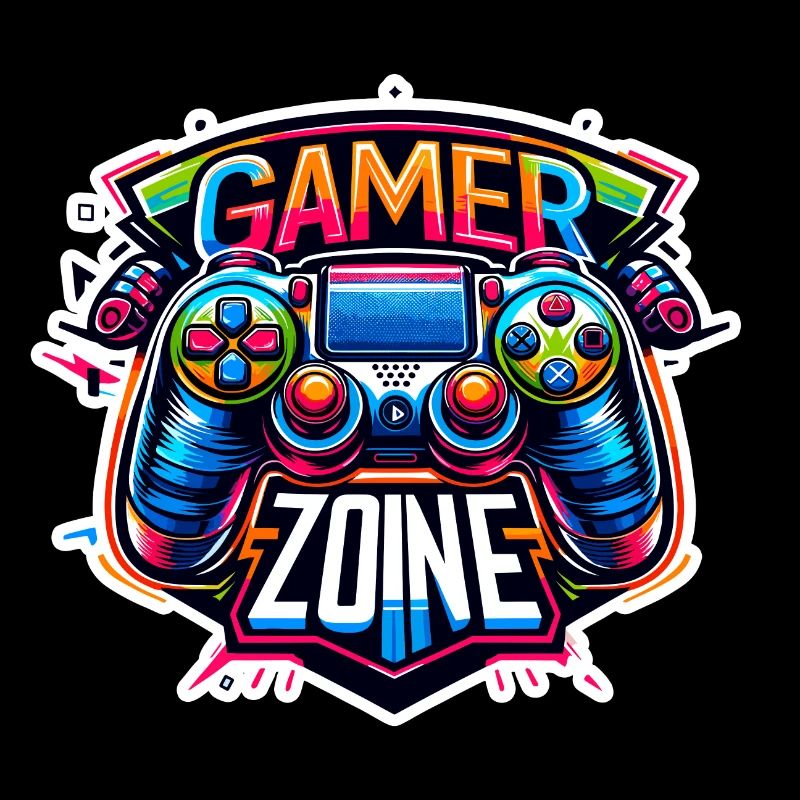 Gamer Zone - Controller Illustration