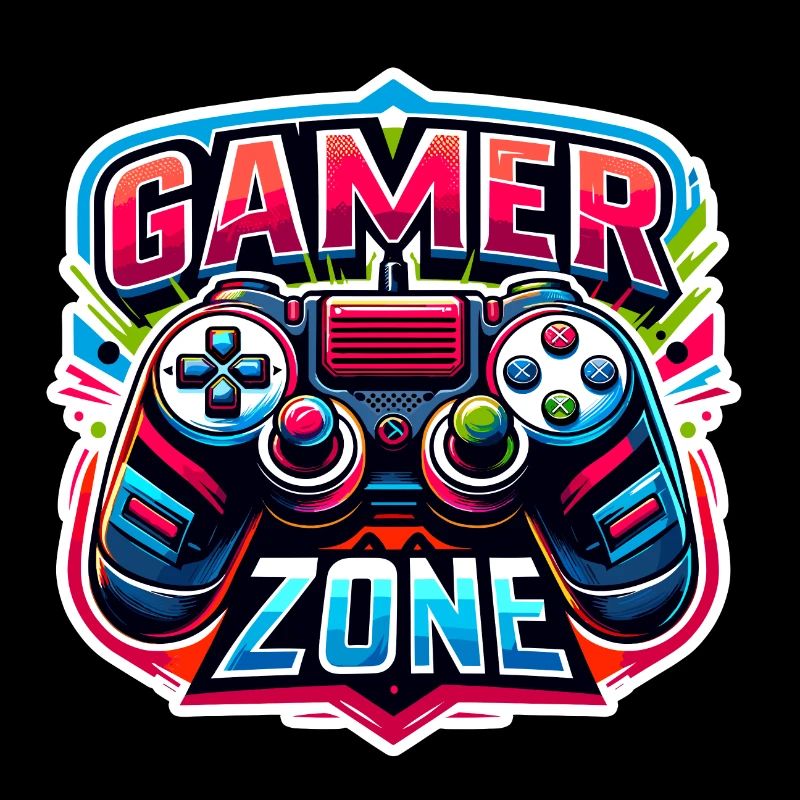 Gamer Zone - Controller Illustration