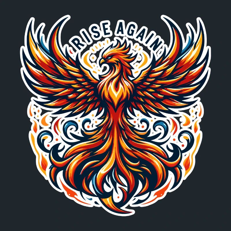 Rise Again - Phönix Illustration