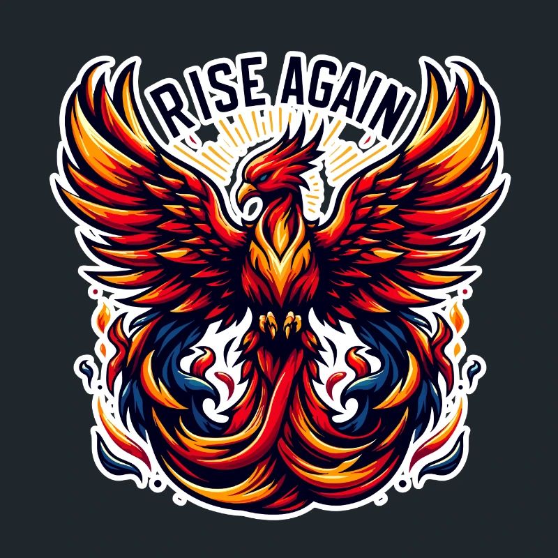 Rise Again - Phönix Illustration