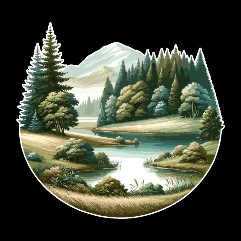 Paysage - Illustration