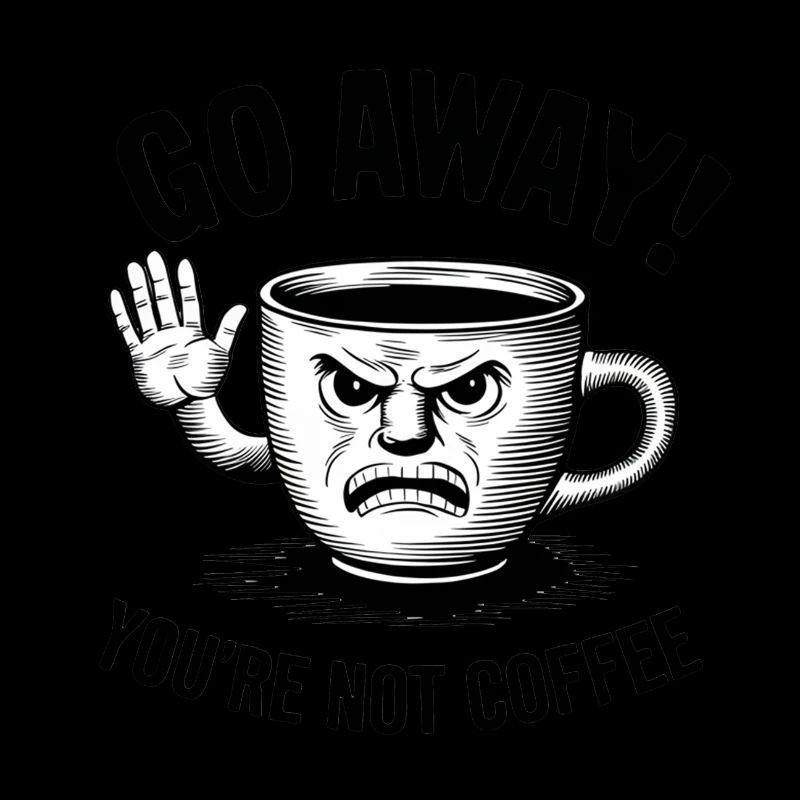 Partez! Vous n’êtes pas du café.