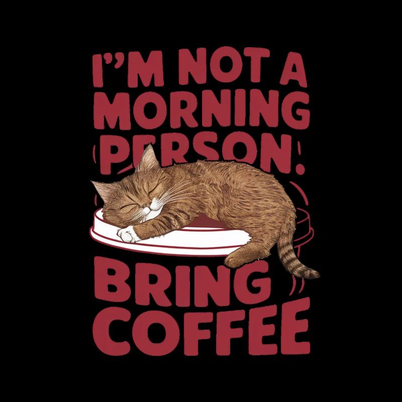 Ich bin kein Morgenmensch. Bring Kaffee mit.