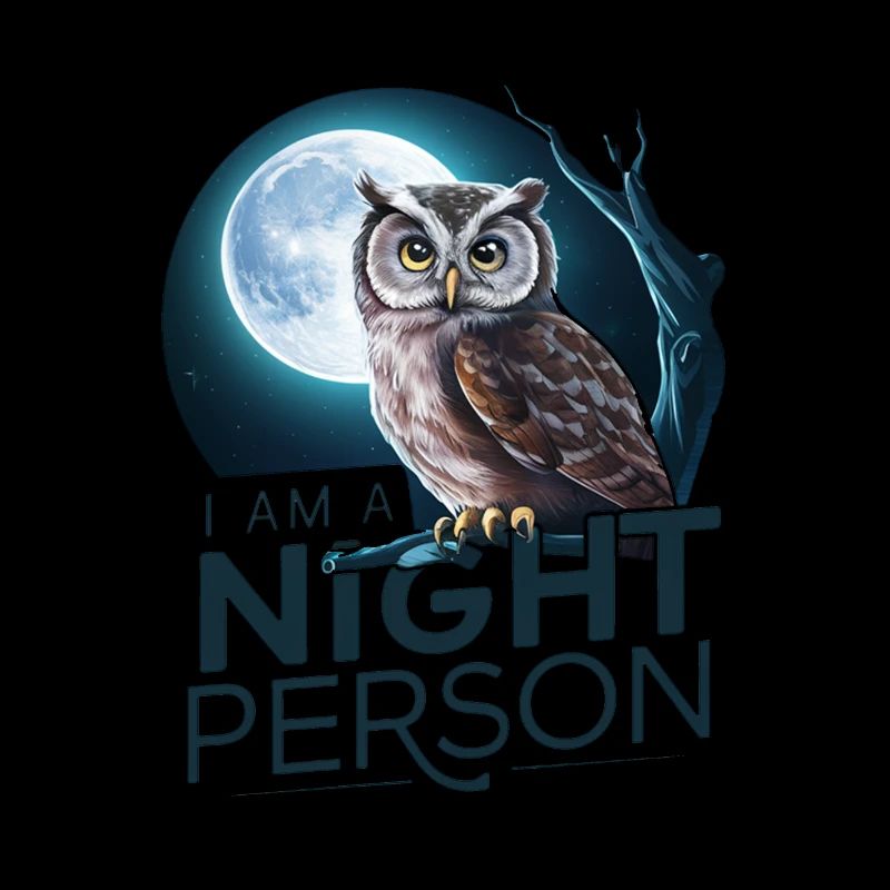 Ich bin ein Nachtmensch.